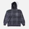 Mens BlackEyePatch Checked Hoodie