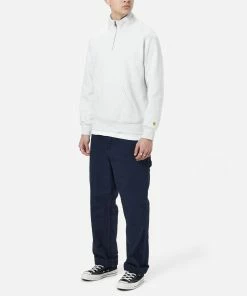 Mens Carhartt WIP Chase Neck Zip Sweatshirt -Nike-shop hp 499345 c scaled