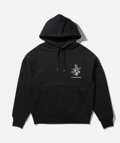 Mens Cafe Mountain Flower Hoodie