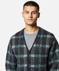 Mens Beams Plus Jacquard Mohair Cardigan -Nike-shop hp 570921 d scaled