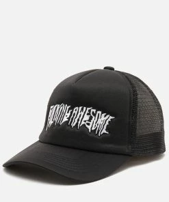 Mens Fucking Awesome Stamp Trucker Cap