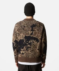 Mens 4SDESIGNS Knit Wool Crewneck Sweater -Nike-shop hp 573902 c scaled