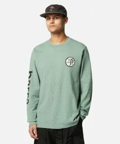 Mens By Parra Lost Ring Long Sleeve T-Shirt