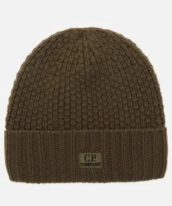 Mens C.P. Company Lambswool Beanie