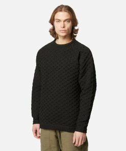 Mens Pilgrim Surf Supply Fischer Waffle Knit Sweatshirt
