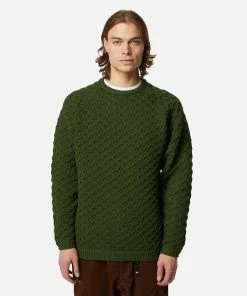 Mens Pilgrim Surf Supply Fischer Waffle Knit Sweatshirt
