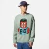 Mens Brain Dead Readers Crew Knit Sweater