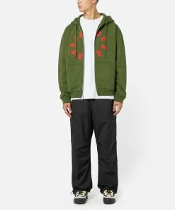 Mens Brain Dead Collegiate Zip Hoodie -Nike-shop hp 595495 c scaled