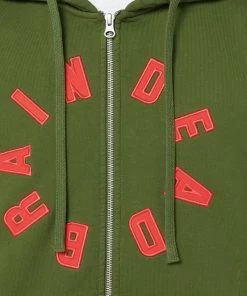 Mens Brain Dead Collegiate Zip Hoodie -Nike-shop hp 595495 e scaled