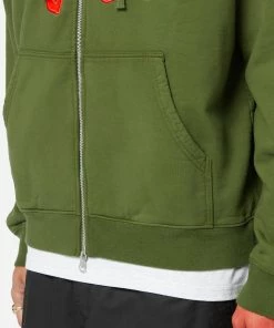 Mens Brain Dead Collegiate Zip Hoodie -Nike-shop hp 595495 f scaled