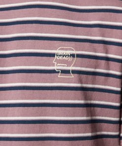 Mens Brain Dead 94 Striped T-Shirt -Nike-shop hp 595512 d scaled