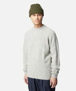 Mens Albam Boiled Wool Knitted Sweatshirt