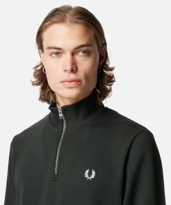 Mens Fred Perry Twin Tipped Half Zip Sweatshirt -Nike-shop hp 603461 d scaled