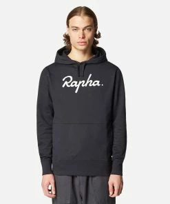 Mens Rapha Logo Pullover Hoodie
