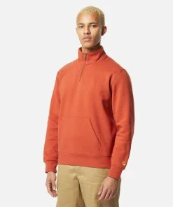 Mens Carhartt WIP Chase Half Zip Sweatshirt