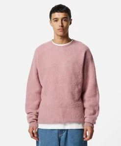 Mens YMC Suedehead Knitted Sweatshirt