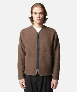 Mens Universal Works Zip Liner Cardigan Jacket