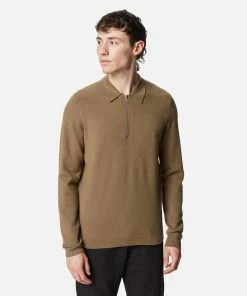 Mens Samsoe Samsoe Guna Half Zip